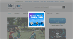 Desktop Screenshot of kidspot.co.nz
